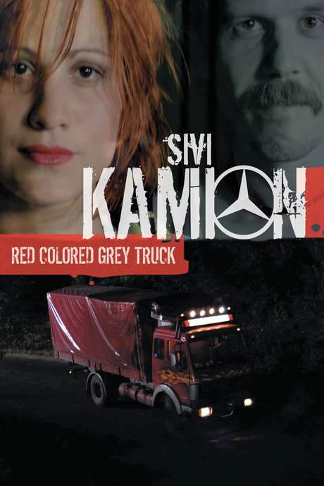 The Red Colored Grey Truck